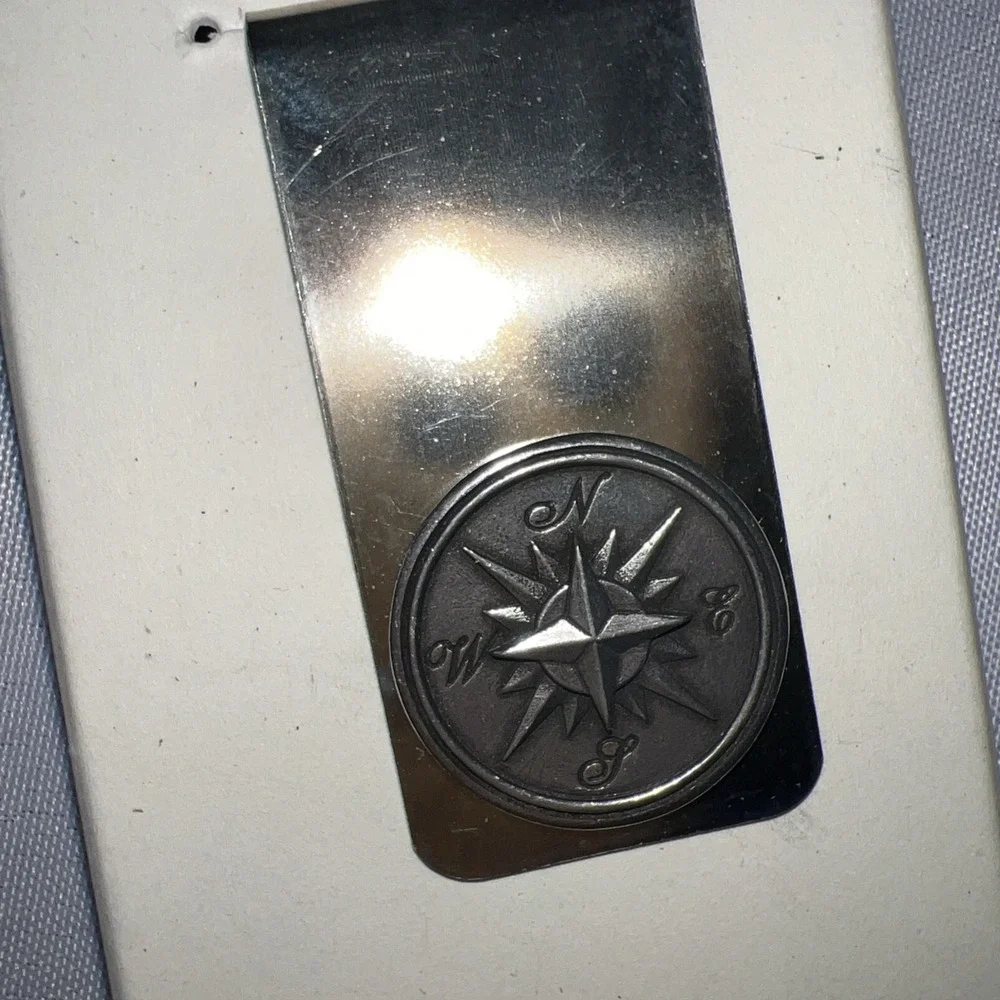Danforth Pewter Nautical‎ Star Money Clip Gift Brand new